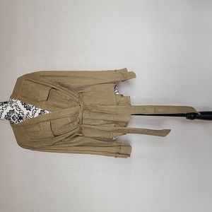 Free People Safari Sheer Wrap Top